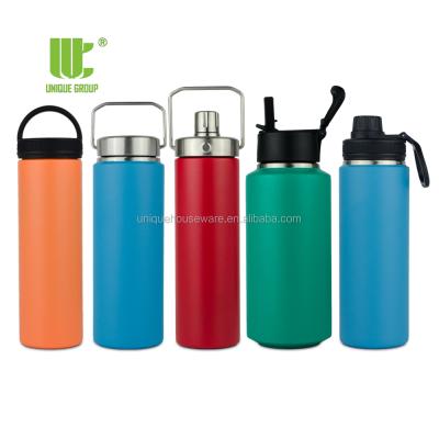 China Hot Selling PORTABLE 18oz24oz Wide Mouth Airtight Vacuum Insulated Thermal Sports Water Bottle Flask Outdoor for sale