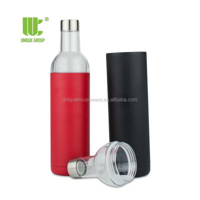 China Group Wine Tumbler Smart Vacuum Insulated Water Bottle Sustainable New Stainless Steel Unique Design for sale