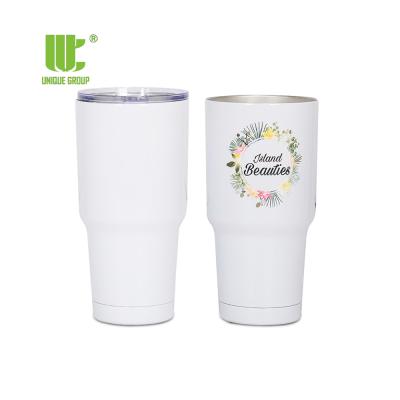 China Wholesale Single Group Viable Double Wall Insulated Vacuum Stainless Steel Sublimation Blank 30oz Tumbler Cup for sale