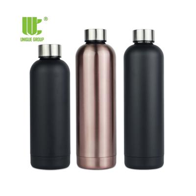 China Sustainable Group 500ml 750ml Unique Hot Sales Stainless Steel Vacuum Insulated Thermal Water Bottle for sale