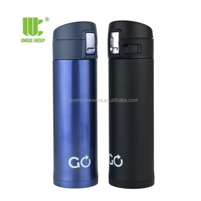 China Termo Small Sustainable Blue Sport Thermo King Vacuum Insulated Stainless Steel Water Bottle Black for sale