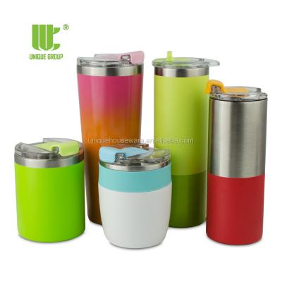 China Sustainable Unique Group Coffee Mugs Stainless Steel Vacuum Insulated Sublimation Tumbler Skinny Cup for sale