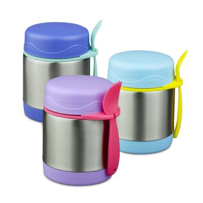 China Viable Fashion Stainless Steel Food Jar Lunch Container Food Flask Thermos Lunch Boxes Food Flask for sale