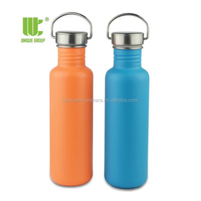 China 2021 Viable Hot Items Premium Quality Stainless Steel Gym Travel Drinkware Portable Single Wall Durable Water Bottle for sale