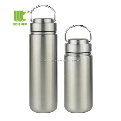 China Viable Single Group Most Popular Products 2021 Wide Mouth Survival Metal Single Wall Portable Eco Friendly Custom Water Bottle for sale