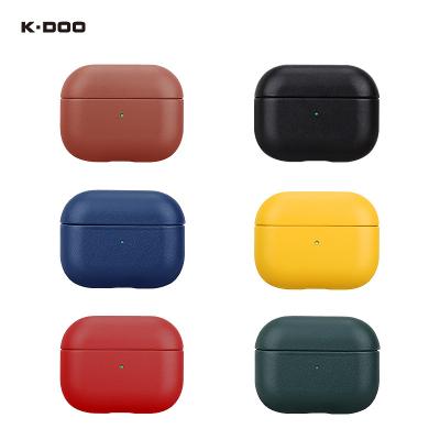 China Full Cover Shockproof Premium Leather Design Case K-Doo LuxCraft Sensitive Cover Device For AirPods 1/2/3/pro for sale