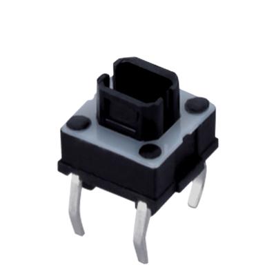 China IP65 Nylon66 ROHS Momentary Waterproof 4pin REACH Tiny Switch Square Tact Switch for sale