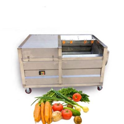 China High Efficiency Ginger Washing Peeling Machines New Style Aloe Brush Washing Machine for sale