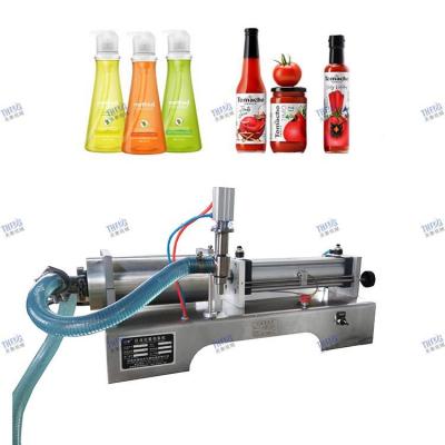 China High Accuracy Semi Automatic Ice Cream Water Honey Juice Sauce Soft Drink Tomato Sauce Liquid Filling Machine for sale