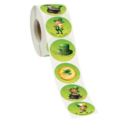 China Waterproof St Patrick's Day Toy Hat Packing Gift Decor Sticker for sale