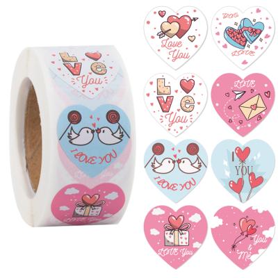 China Valentine Stuff Valentines Chocolate Boxes Sticker Rose Perfume Waterproof Sticker for sale