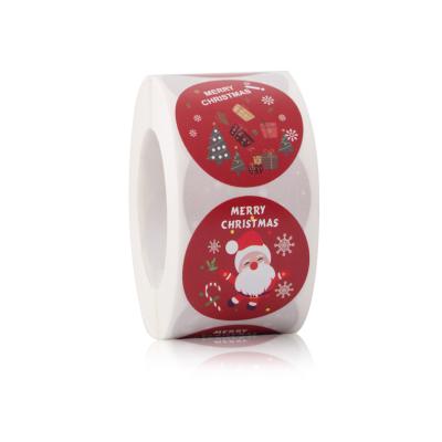 China Gnome Gift Box Merry Christmas Sticker Waterproof Label Set For Business Gifts for sale