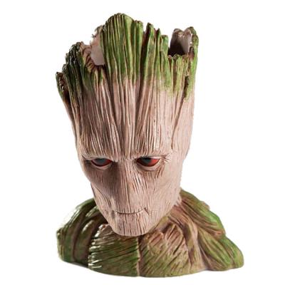 China Toy Groot Flowerpot Treeman Pencil Cartoon Holder Sob Flower Treeman Succulent Flower Pot With Drainage Planters for sale