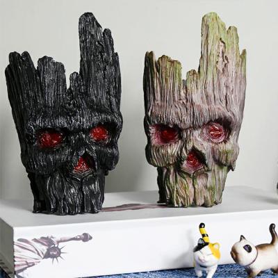 China Plant Treeman Groot Pen Pot Groot Succulent Planter Toy Baby Groot Flowerpot Little Cartoon The Rocket's Personal Houseplant Giving Tree for sale