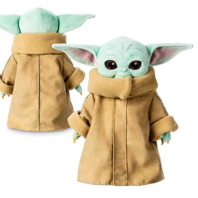 China Toy New Design 30cm/11.8inch Cartoon Baby Yoda Anime Figures Collectible Doll Model Stuffed Animal Toy Baby Yoda Plush Toy Doll for sale