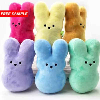 China Kawaii 15cm Easter Bunny Peeps Bunny Plush Toys Entertainment Easter Toys Simulation Plush Doll For Kids Pillow Gifts Girl Soft Toy for sale