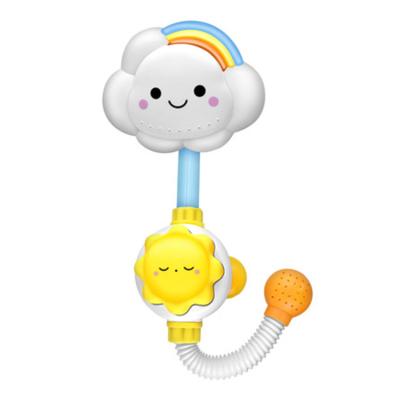 China Toy Toys Games Kids Tik Tok Same Style Press Water Spray Cloud Shaped Shower Bath Toy Animal Hand Shower For Other Baby Toys for sale