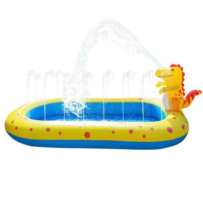 China Entertainment Toys Fun Kids Bath Toy Animal Inflatable Cute Dinosaur Design 3 in 1 Spray Water Splash Sprinkler Toy Other Baby Toys for sale