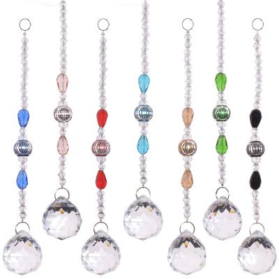 China China Dropshipping DIY Home Decoration Accessories Living Room Ornaments Beads Shine Prism Crystal Pendant for sale