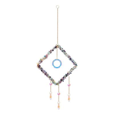 China China Drop-Shipping New Design Crystal Sun Catcher Rings Prism For Decoration Wedding Hanging for sale