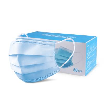 China Breathable Disposable Type II Nonwoven Surgical Mask Earloop Type II Personal Care Cloth Face 3 Layers Medical Mask for sale