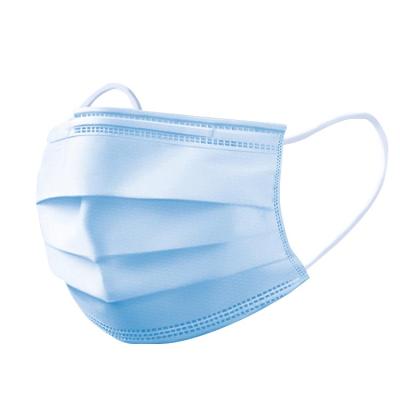 China Breathable Medical Type II Nonwoven Personal Care Cloth Face Mask Earloop Mask 3 Layers Face Disposable Surgical Mask for sale