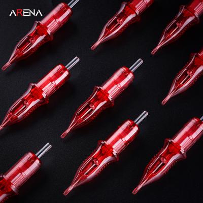 China Arena Quality Permanent Tattoo Needle Permanent Round Shader Needles Cartridge 1203RS for sale