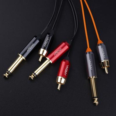 China Tattoo Shop Wholesale Arena Tattoo High Quality RCA Cord For Rotary Tattoo And Pen Machine Gun for sale