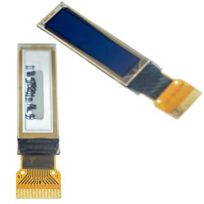 China 0.91inch 128x32 4pin 4 holes I2C IIC oled display module for tachometer 30*11.5*1.3mm for sale