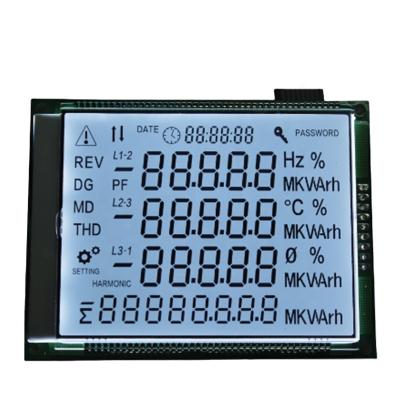 China Custom Segment Digital Fuel Dispenser LCD Display Transparent Panel Custom Size for sale