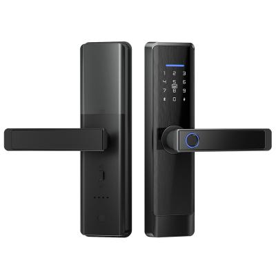 China Home Hotel Apartments Virtual Peep Anti Password Virtual Smart Fingerprint Door Lock for sale