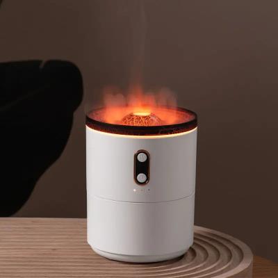 Chine Vente en gros de 2023 Nouveau design de puits volcanique Humidificateur de méduse Volcan portable de forme ultrasonique Humidificateur de méduse Humidificateur à vendre