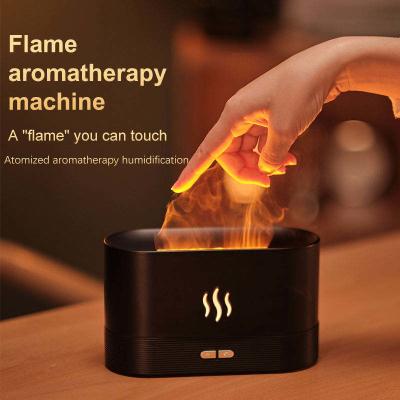 Cina HOMEFISH ABS PP Ultrasuoni Umidificatore Aromatico Macchina di Aromaterapia a Fiamma 180ml in vendita