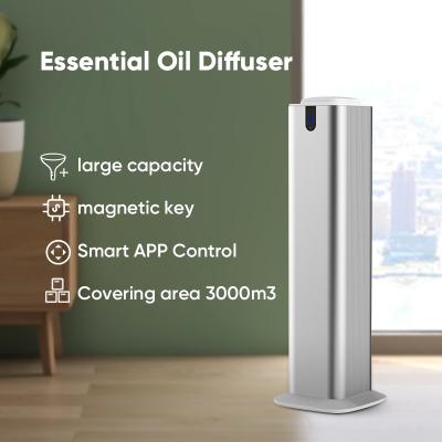 China HOMEFISH 800ml Aluminium Commerciële Toren Geur Diffuser voor Home Lobby Bluetooth App Control Te koop