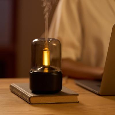 China USB Creative Candlelight Aromatische Diffuser en Vochtbevochtiger Te koop