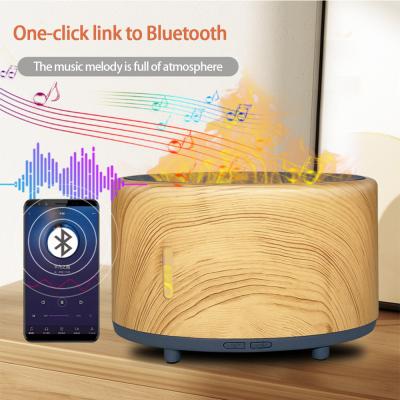 China Tranquil Flame Humidifier Bluetooth Remote LED Aromatherapie Op maat 150 ml Te koop