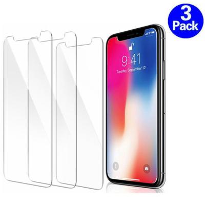 China Fanshion 3 in 1 Screen Wrapping Protector for iphone 13 mini 13 pro X XS XR XS Max Tempered Glass with Easy Install Tool OEM Package for sale