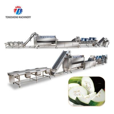 China Easy Operation Vegetable And Fruit Potato Selection Of Hair Roller Bubble Cleaner Drying Cutting Machine Production Line for sale