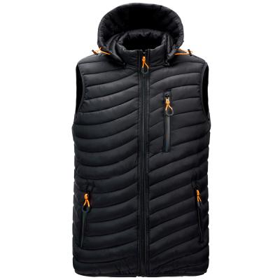 China new style vest autumn and winter vest hot sale men's anti-wrinkle light cotton quilting men's vest for sale