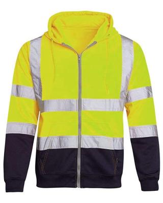 China High-Visibility Clothing Teamsmart 100% Polyester Work Wear Uniform Full Zip Safety Clothing for sale