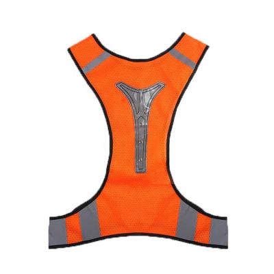 China INSTANT Wholesale LED Safety LED Flashing Reflective Vest With LED Flashing Light LED Signal Vest for sale