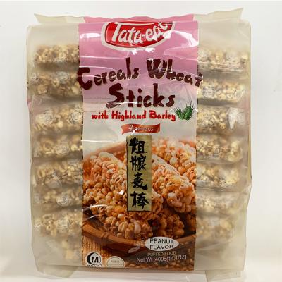 China Uncle Pop Bulk Supply Highland Barley HALAL Label Snack Food Cereal Wheat Sticks for sale