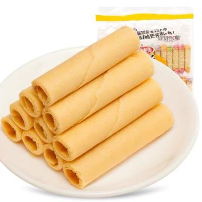 China Uncle Pop Bulk Grain Snack Crispy Cookies Coconut Starch Crisp Egg Roll for sale