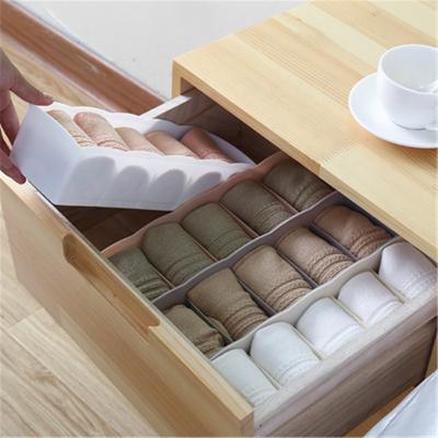 China 2022 New Design Women Socks Storage Box Solid Color Simple Cheap Portable Storage Box Manufacturers Viable Wholesale Custom for sale