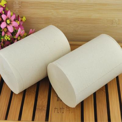 China 100% Qianyun full-box papermaking pulp three-layer natural bamboo fiber bamboo towels natural color bamboo paper-coated facial tissues for sale