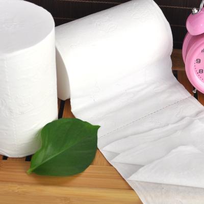 China Bamboo Pulp 100% Virgin Wood Pulp Tissue Paper Relative Roll Big Jumbo Roll Toilet Paper for sale