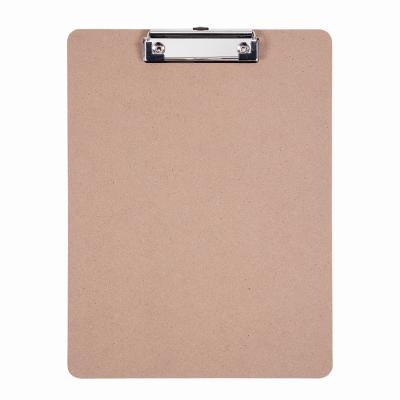 China Low Profile Modern Eco Friendly Staple Clipboard Hardboard Standard Letter A4 Size Standard Paperweight With Hang for sale