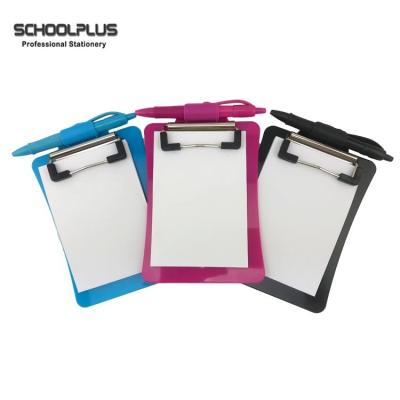 China Magnetic mini clipboard with ballpoint pen for sale