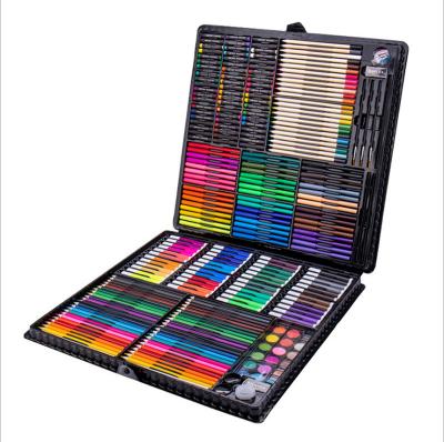 China 288 PCs Deluxe Non-Toxic Artist Studio Plastic Box Set Creative Painting and Drawing Set for Kids Drawing for sale