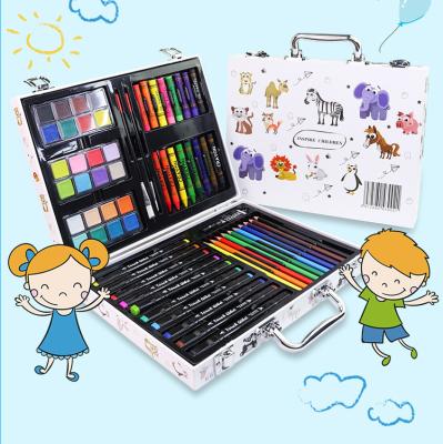 China Multiple 66 Art Drawing Pieces Set Colorful DIY Painting Kit With Artist Markers For Kids Teens for sale